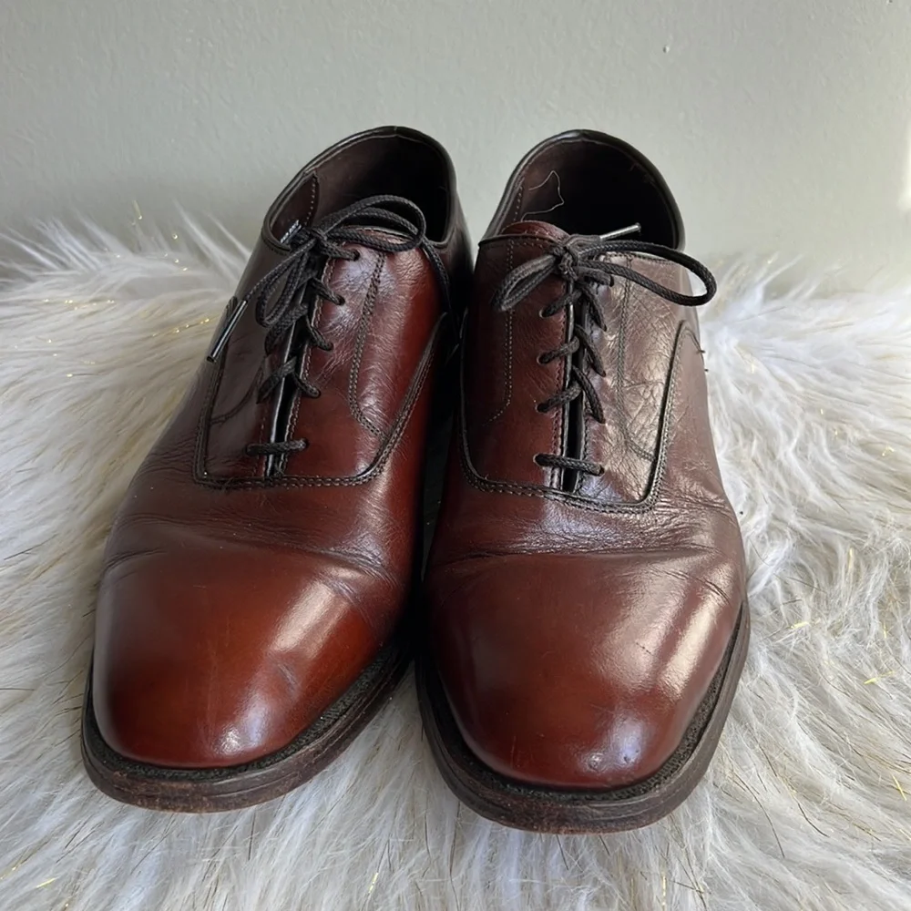 Crown Imperial brown leather shoes 9D